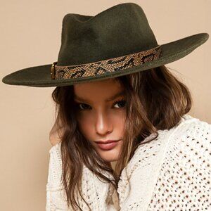POL FEDORA WOOL HAT